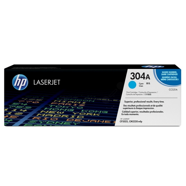 HP CC 531 A 304A Toner Cyan