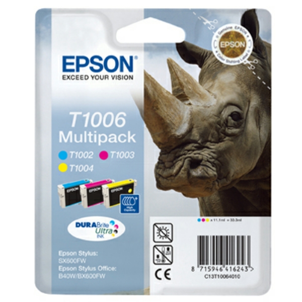 Epson C 13 T 10064010 T1006 Tinte CMY VE 3