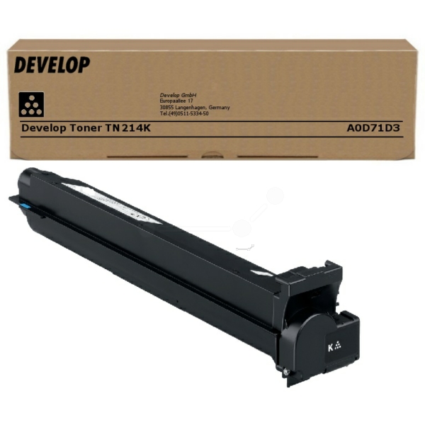 Develop A0D71D3 TN-214 K Toner Black