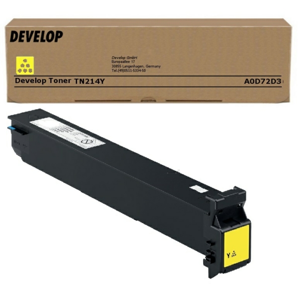 Develop A0D72D3 TN-214 Y Toner Yellow