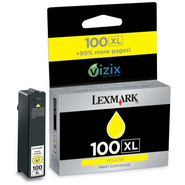 Lexmark 14N1071E 100XL Tinte Yellow