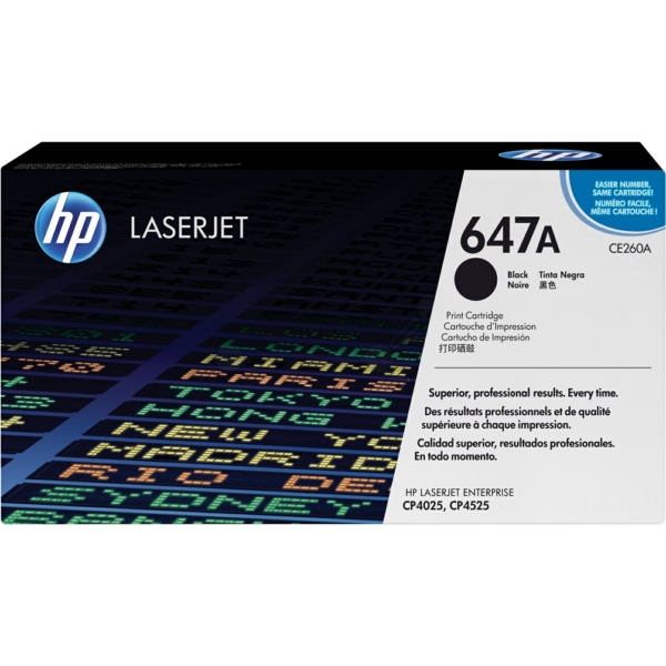 HP CE 260 A 647A Toner Black