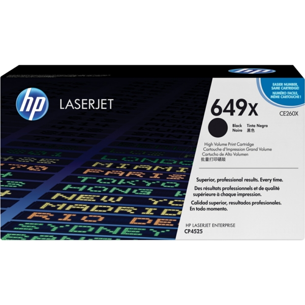 HP CE 260 X 649X Toner Black