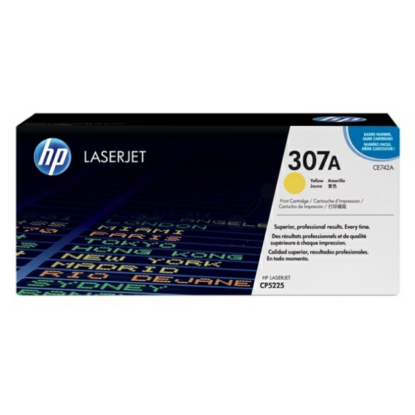 HP CE 742 A 307A Toner Yellow