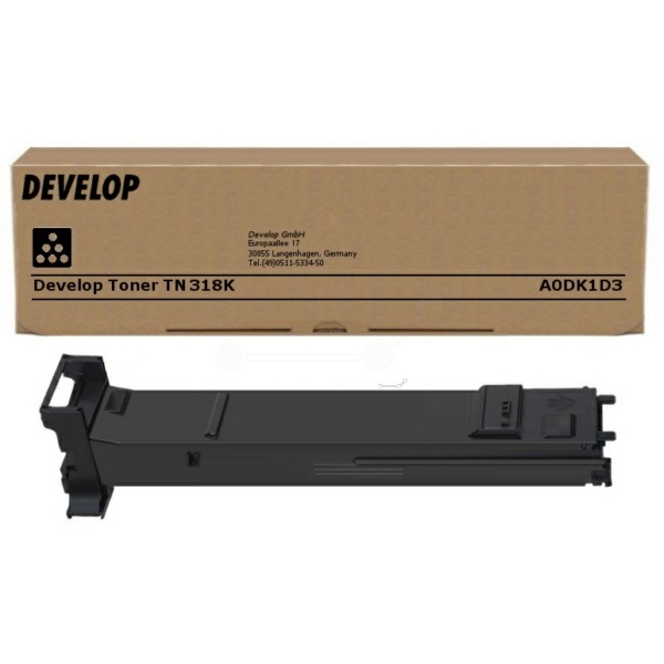 Develop A0DK1D3 TN-318 K Toner Black