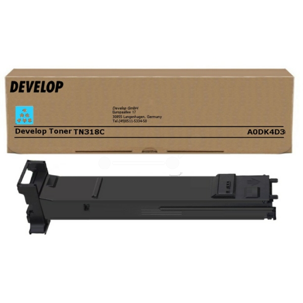Develop A0DK4D3 TN-318 C Toner Cyan