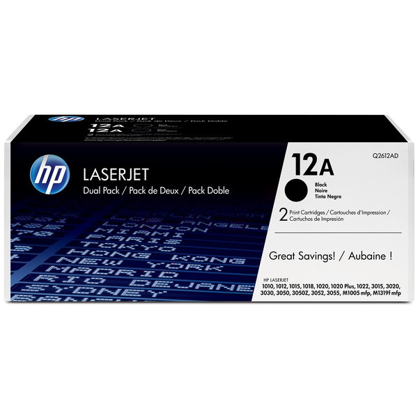 HP Q 2612 AD 12AD Toner Black VE 2