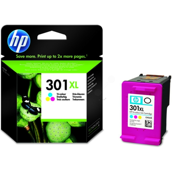 HP CH 564 EE 301XL Tinte Color