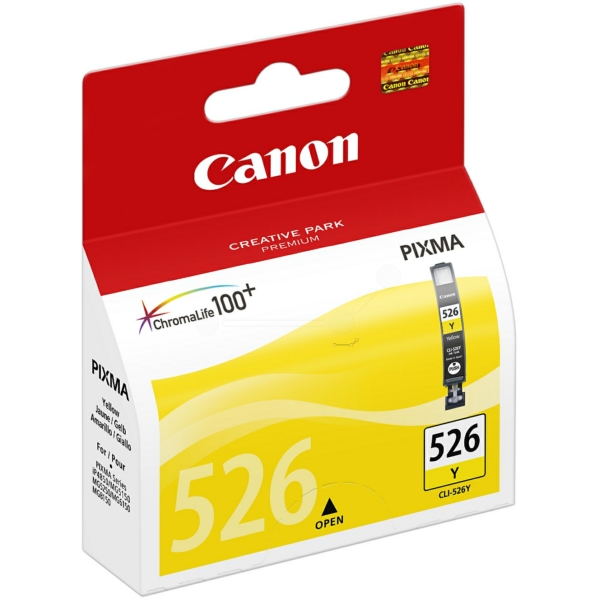 Canon 4543 B 001 CLI-526 Y Tinte Yellow