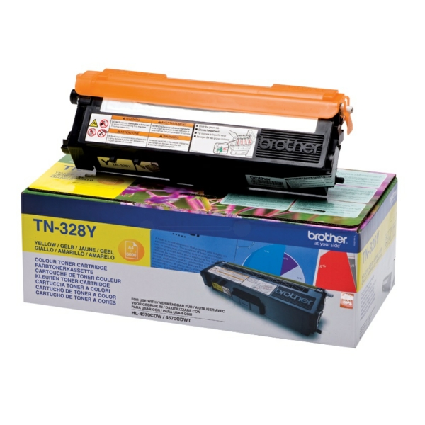 Brother TN-328 Y Toner Yellow