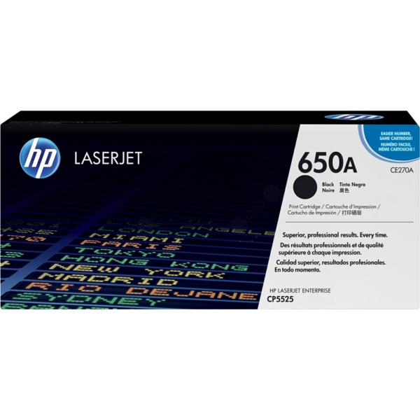 HP CE 270 A 650A Toner Black