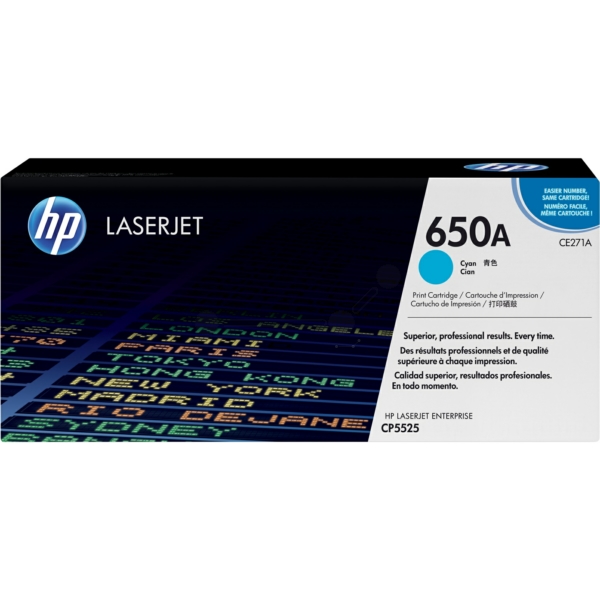 HP CE 271 A 650A Toner Cyan