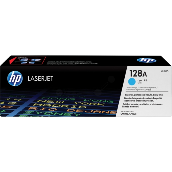 HP CE 321 A 128A Toner Cyan