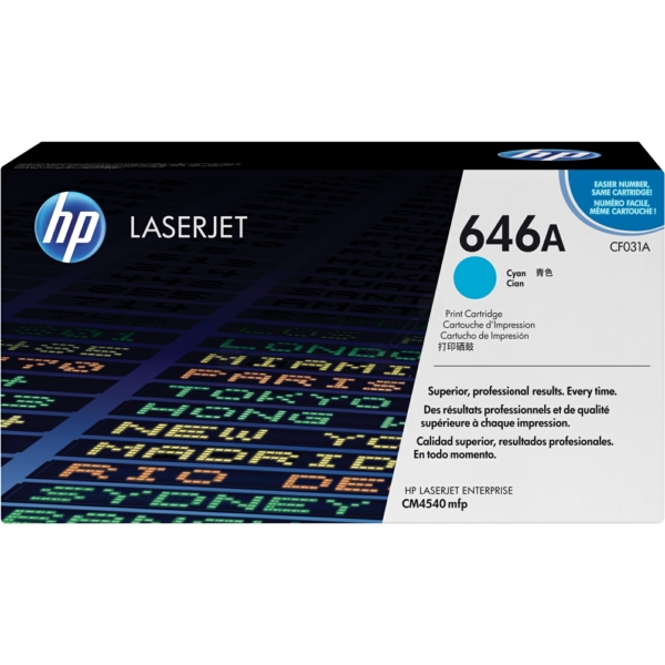 HP CF 031 A 646A Toner Cyan