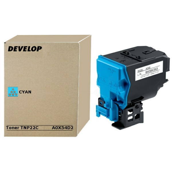 Develop A0X54D2 TNP-22 C Toner Cyan