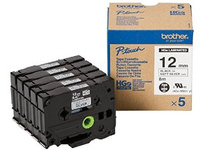 Brother HGE-M931V5 P-Touch Farbband Black + Silver VE 5