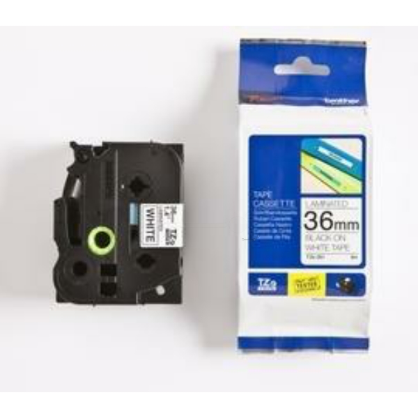 Brother TZE-261 P-Touch Farbband Black + White