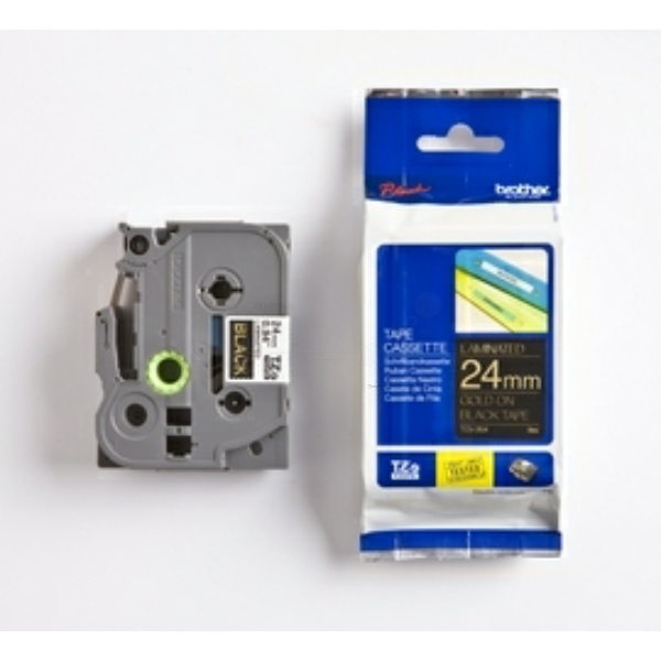 Brother TZE-354 P-Touch Farbband Black + Gold