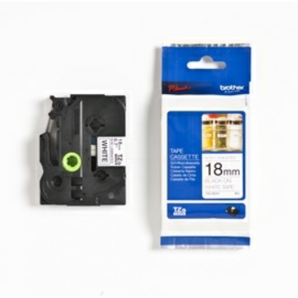 Brother TZE-N241 P-Touch Farbband Black + White