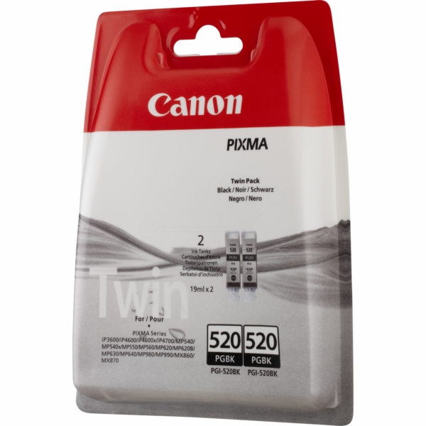 Canon 2932 B 012 PGI-520 PGBK Tinte Black VE 2