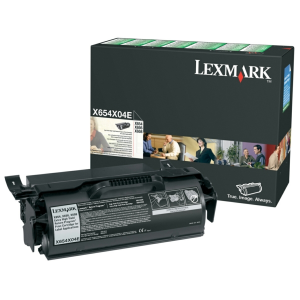 Lexmark X654X04E Toner Black