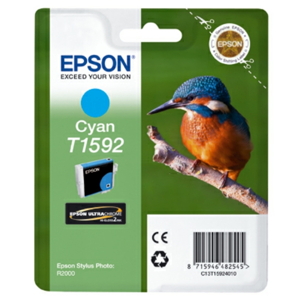 Epson C 13 T 15924010 T1592 Tinte Cyan