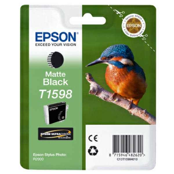 Epson C 13 T 15984010 T1598 Tinte Matte Black