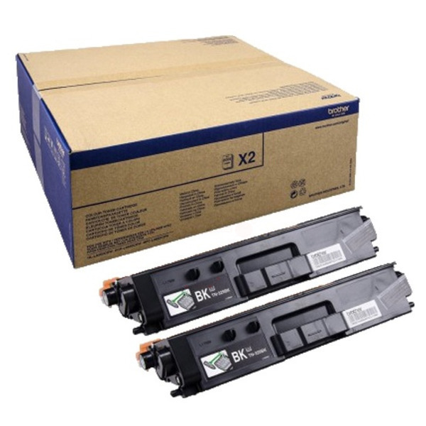 Brother TN-329 BK TWIN Toner Black VE 2