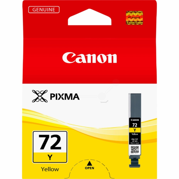 Canon 6406 B 001 PGI-72 Y Tinte Yellow