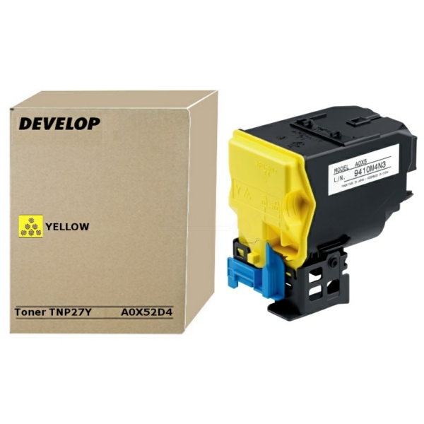 Develop A0X52D4 TNP-27 Y Toner Yellow