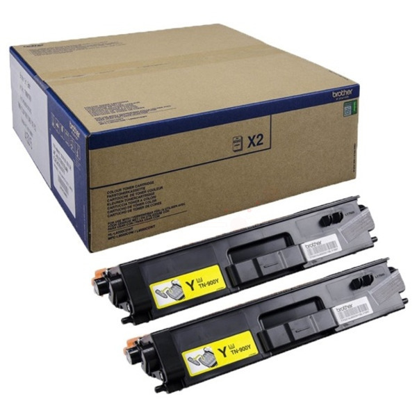 Brother TN-900 Y TWIN Toner Yellow VE 2