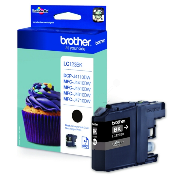 Brother LC-123 BK Tinte Black