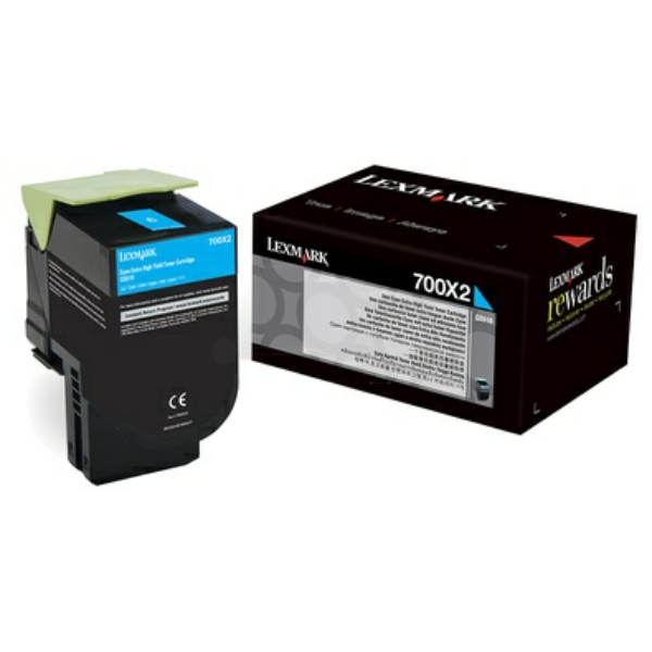 Lexmark 70C0X20 700X2 Toner Cyan