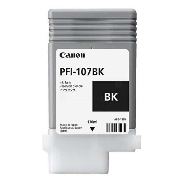 Canon 6705 B 001 PFI-107 BK Tinte Black