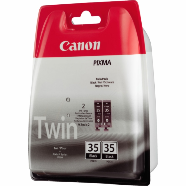 Canon 1509 B 012 PGI-35 BK Tinte Black VE 2