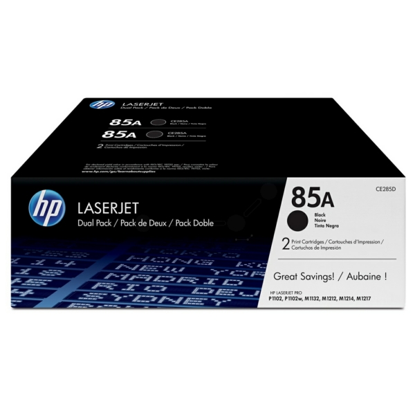 HP CE 285 AD 85A Toner Black VE 2