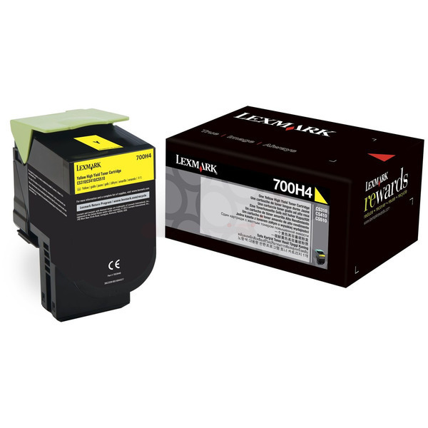 Lexmark 70C0H40 700H4 Toner Yellow