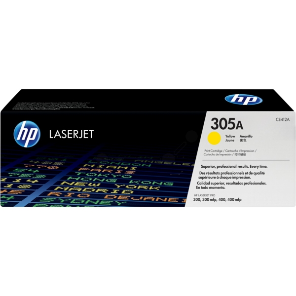 HP CE 412 A 305A Toner Yellow