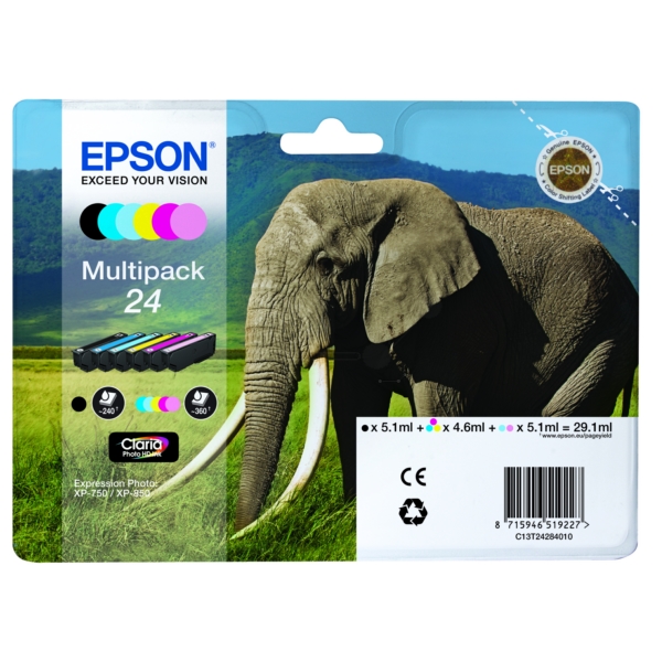 Epson C 13 T 24284010 24 Tinte CMYK + PC + PM VE 6