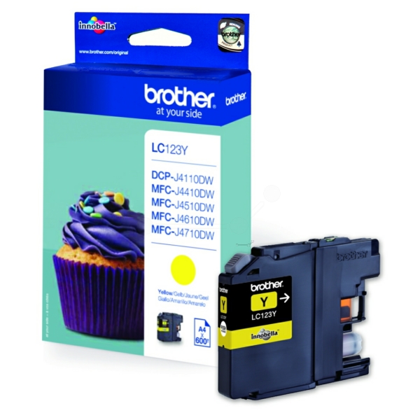 Brother LC-123 Y Tinte Yellow