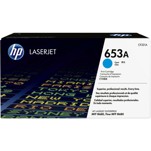 HP CF 321 A 653A Toner Cyan