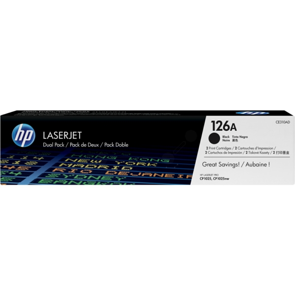 HP CE 310 AD 126A Toner Black VE 2