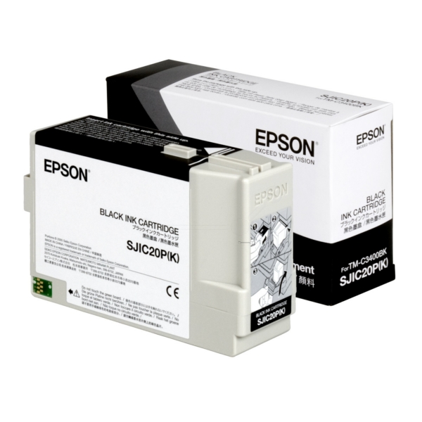 Epson C 33 S0 20490 SJIC-20-P-(K) Tinte Black
