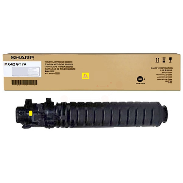 Sharp MX-62 GTYA Toner Yellow