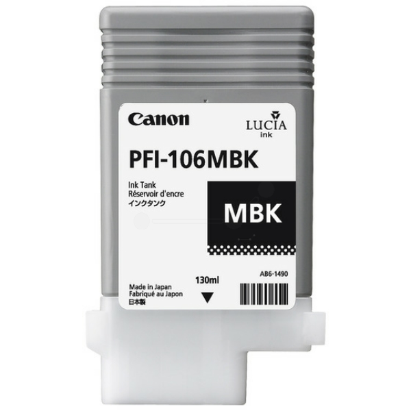 Canon 6620 B 001 PFI-106 MBK Tinte Matte Black