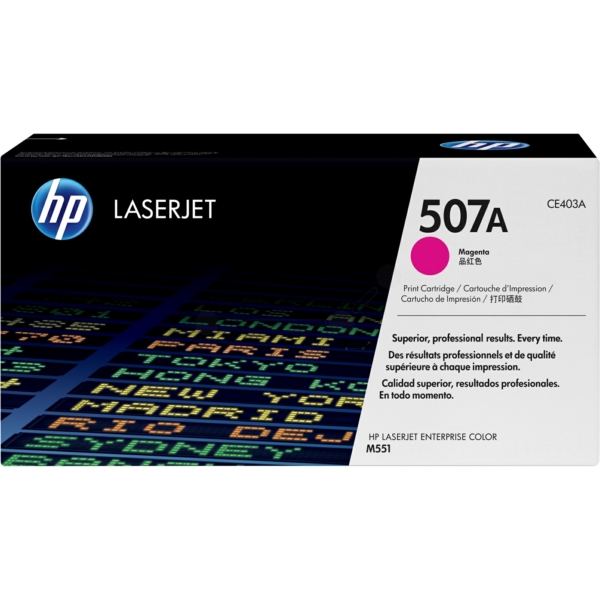 HP CE 403 A 507A Toner Magenta