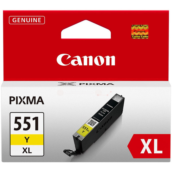 Canon 6446 B 001 CLI-551 YXL Tinte Yellow