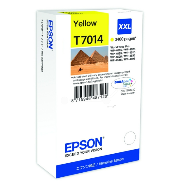 Epson C 13 T 70144010 T7014 Tinte Yellow