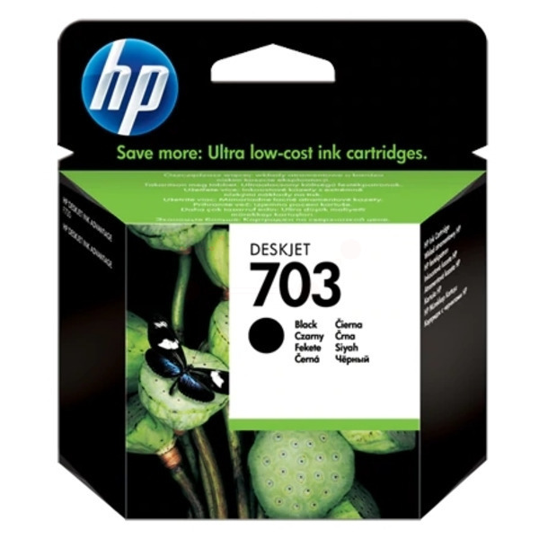 HP CD 887 AE 703 Tinte Black