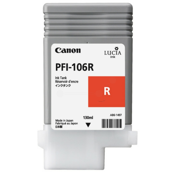 Canon 6627 B 001 PFI-106 R Tinte Red